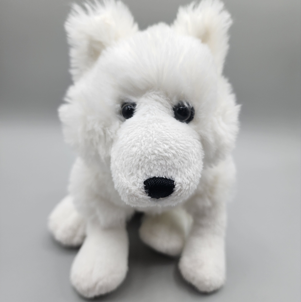 Arctic Fox White Black Nose Ganz Webkinz HM210 Plush 9" Lovey Toy No Code